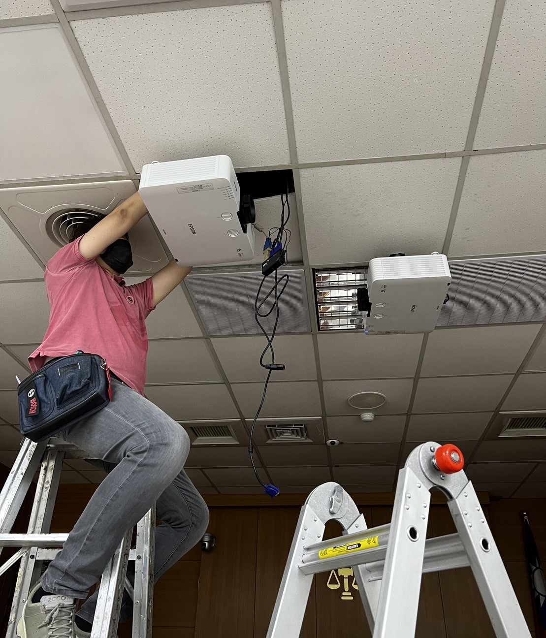 20230508 EPSON EB-L630U 雷射投影機安裝